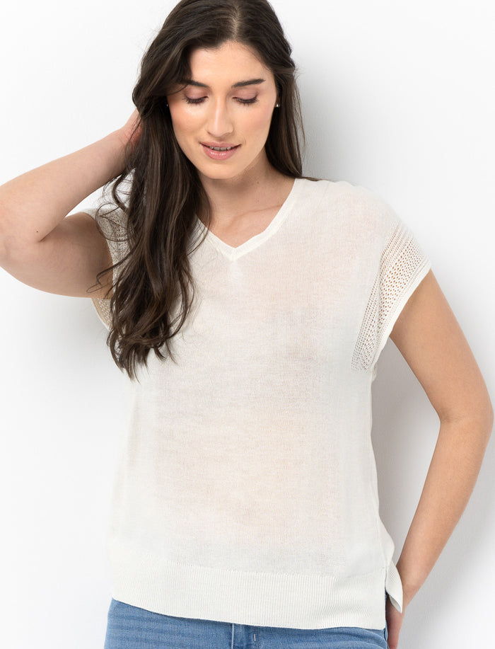 T-shirt en tricot léger