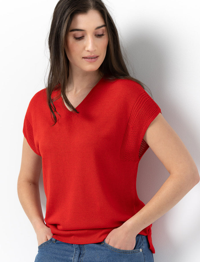 T-shirt en tricot léger