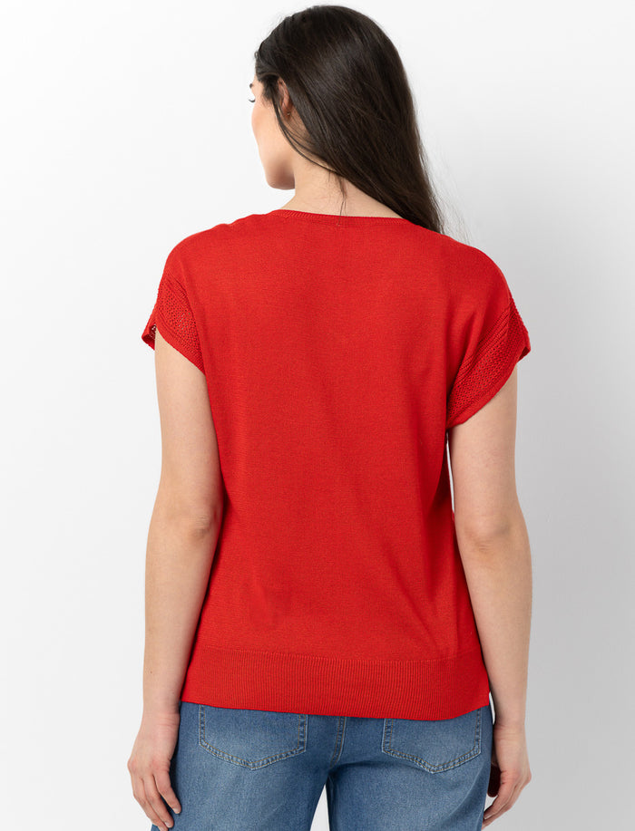T-shirt en tricot léger