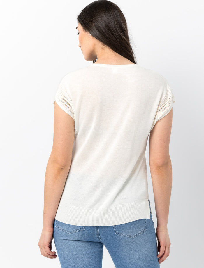 T-shirt en tricot léger