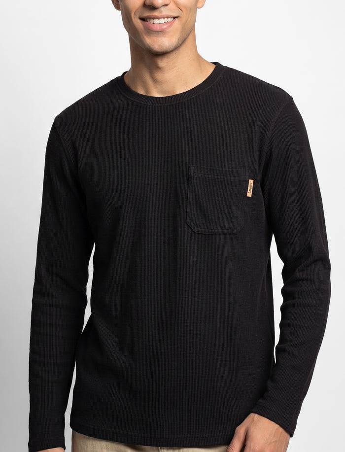 T-shirt en tricot uni pour homme