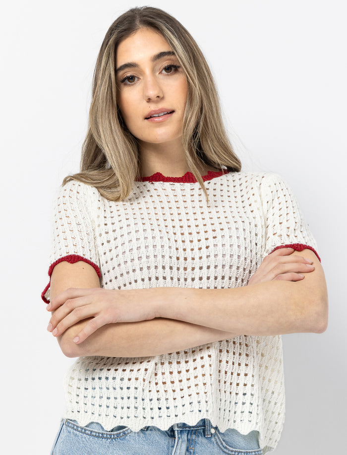 T-shirt en tricot