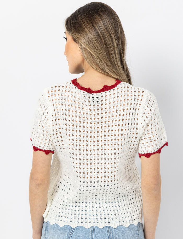 T-shirt en tricot