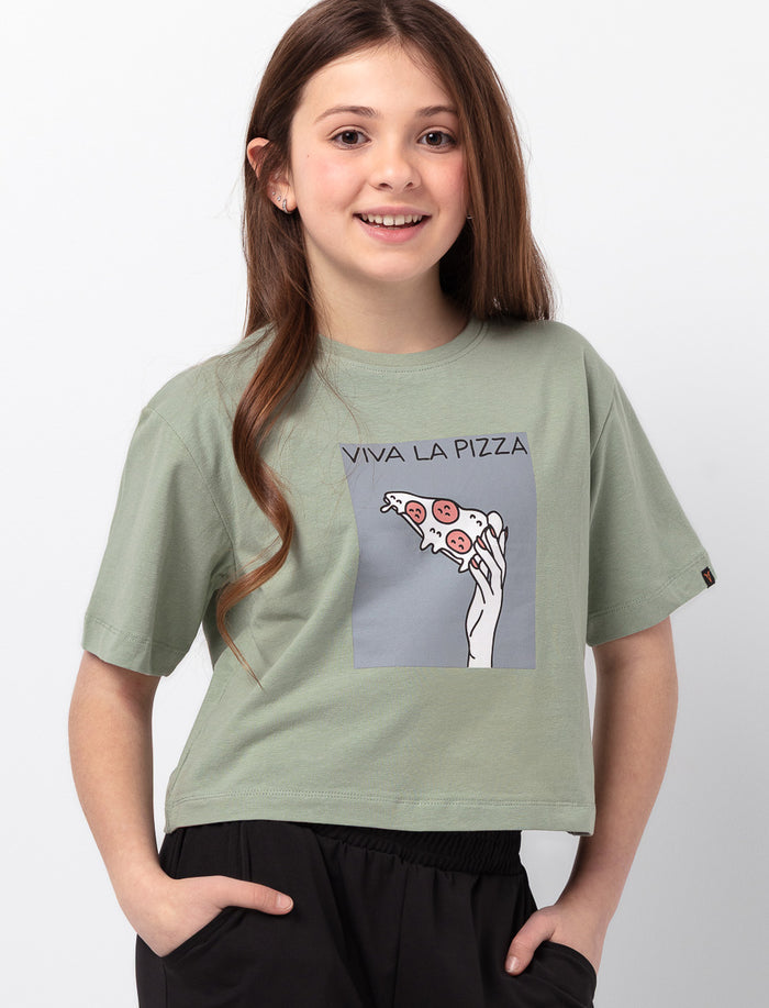 T-shirt essentiel imprimé col rond