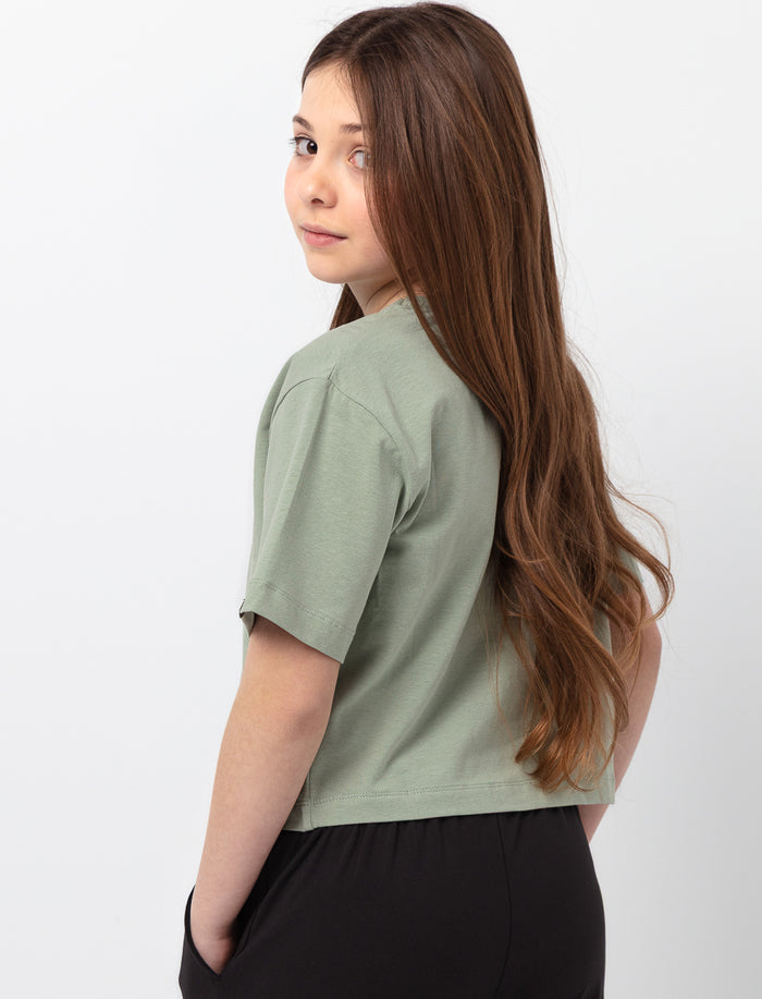 T-shirt essentiel imprimé col rond