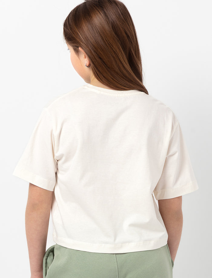 T-shirt essentiel imprimé col rond