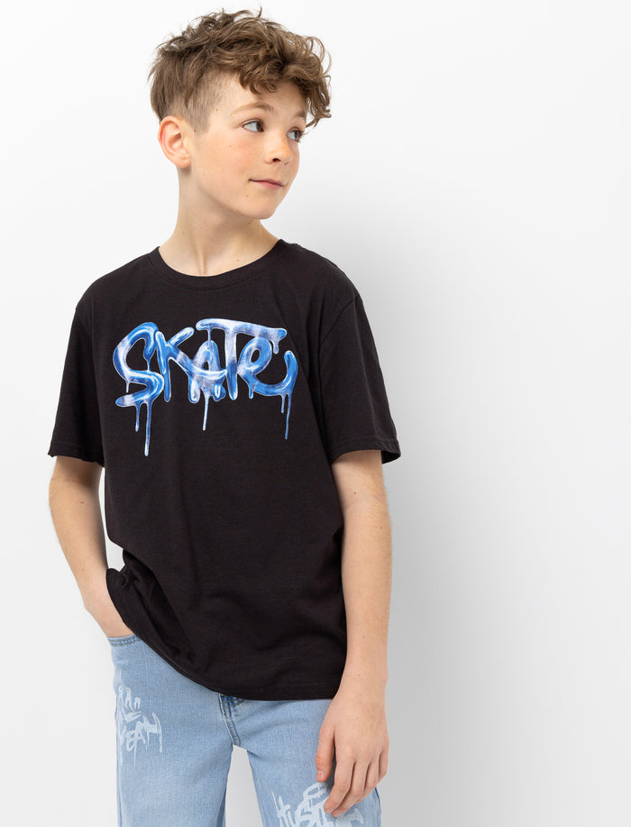 T-shirt essentiel imprimé relief