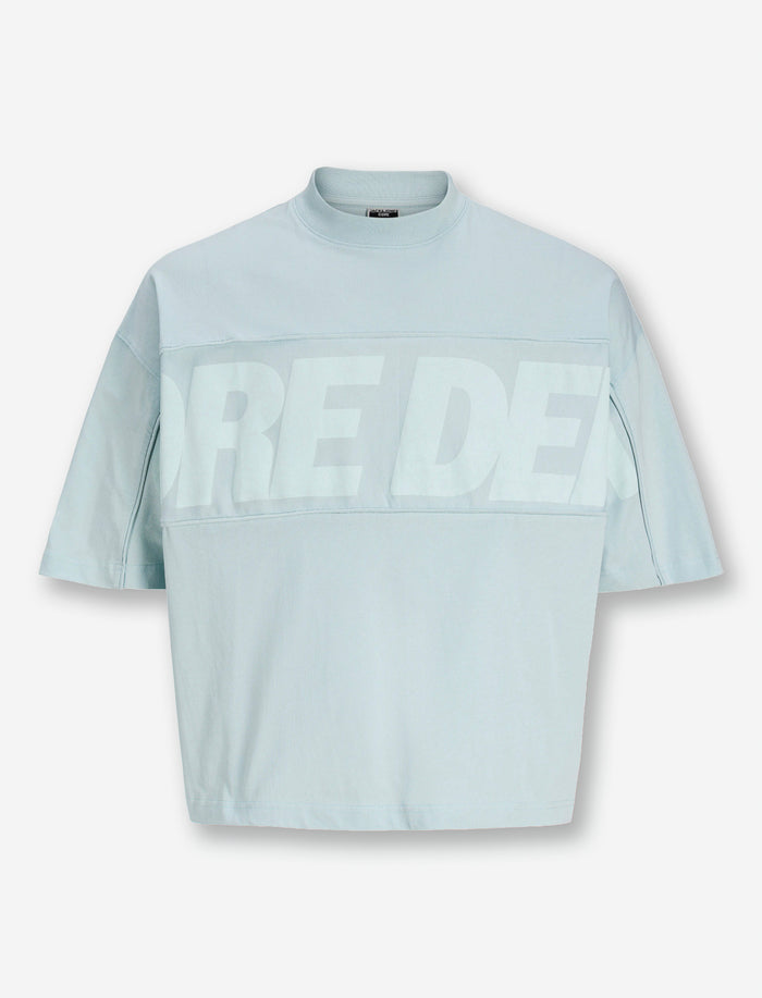 T-shirt imprimé à col montant