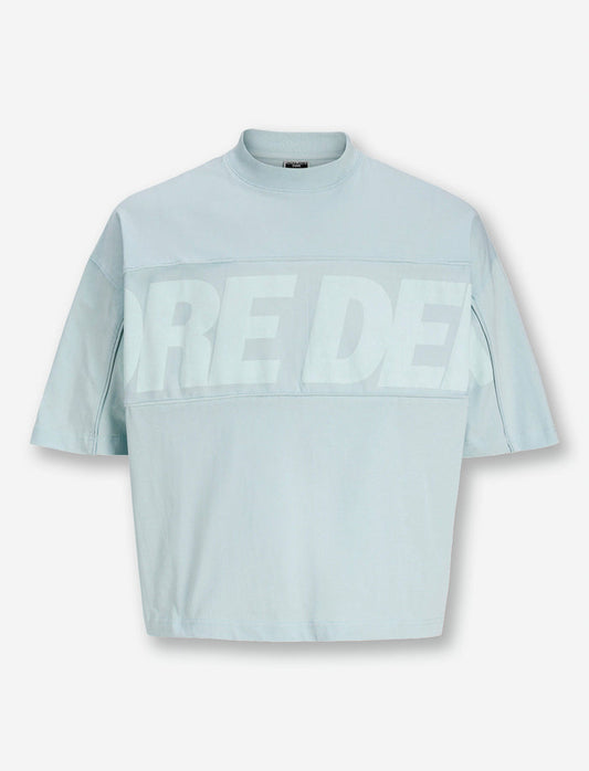 T-shirt imprimé à col montant