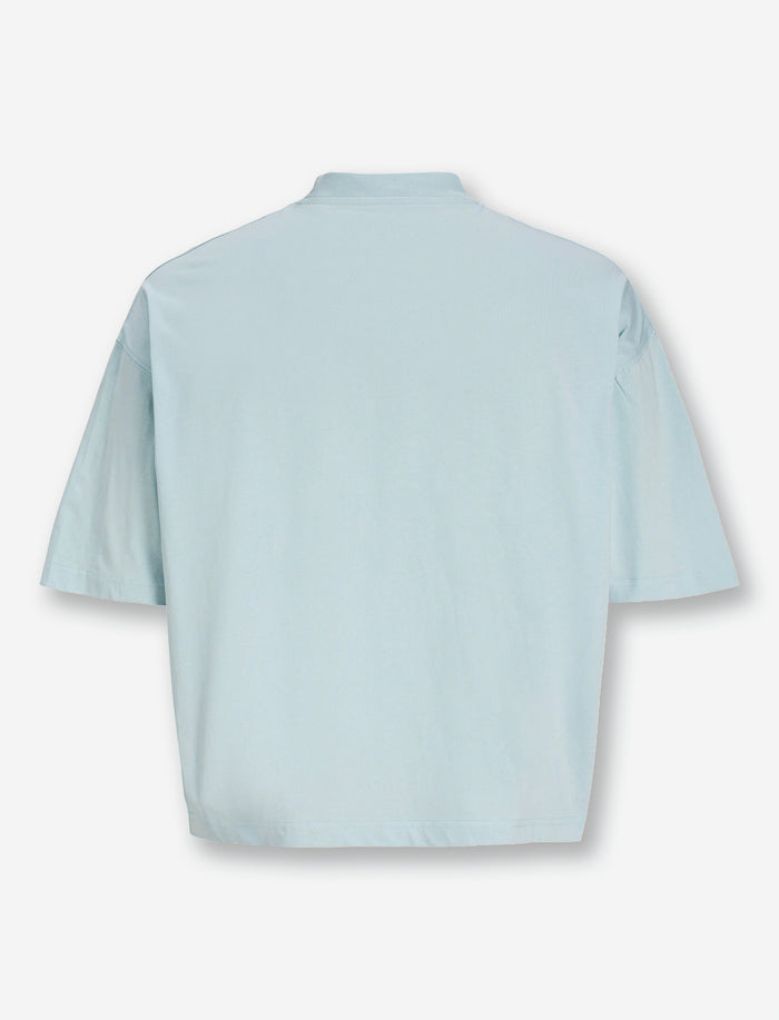 T-shirt imprimé à col montant