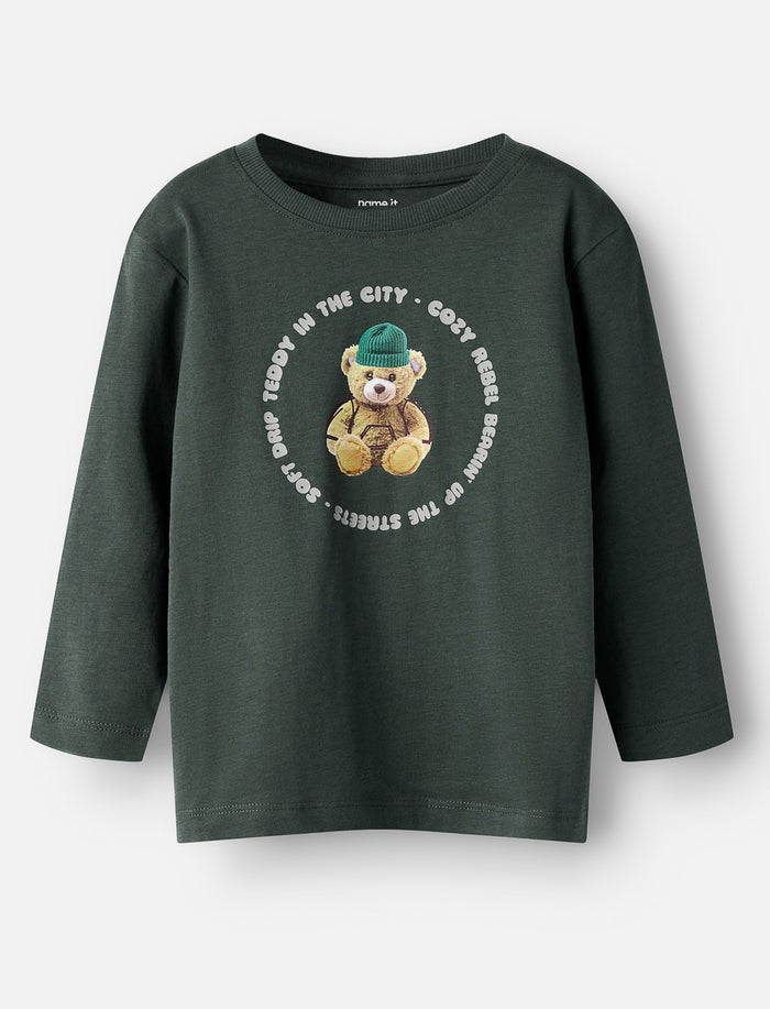 T-shirt imprimé à col rond - petit garçon