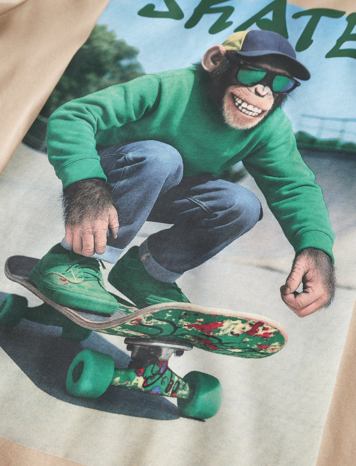 T-shirt imprimé à col rond pour ado garçon