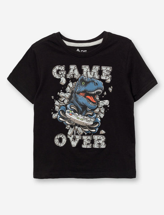 T-shirt imprimé à col rond