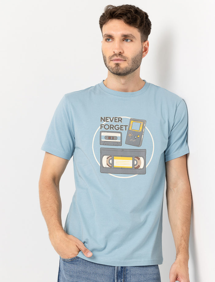 T-shirt imprimé à col rond