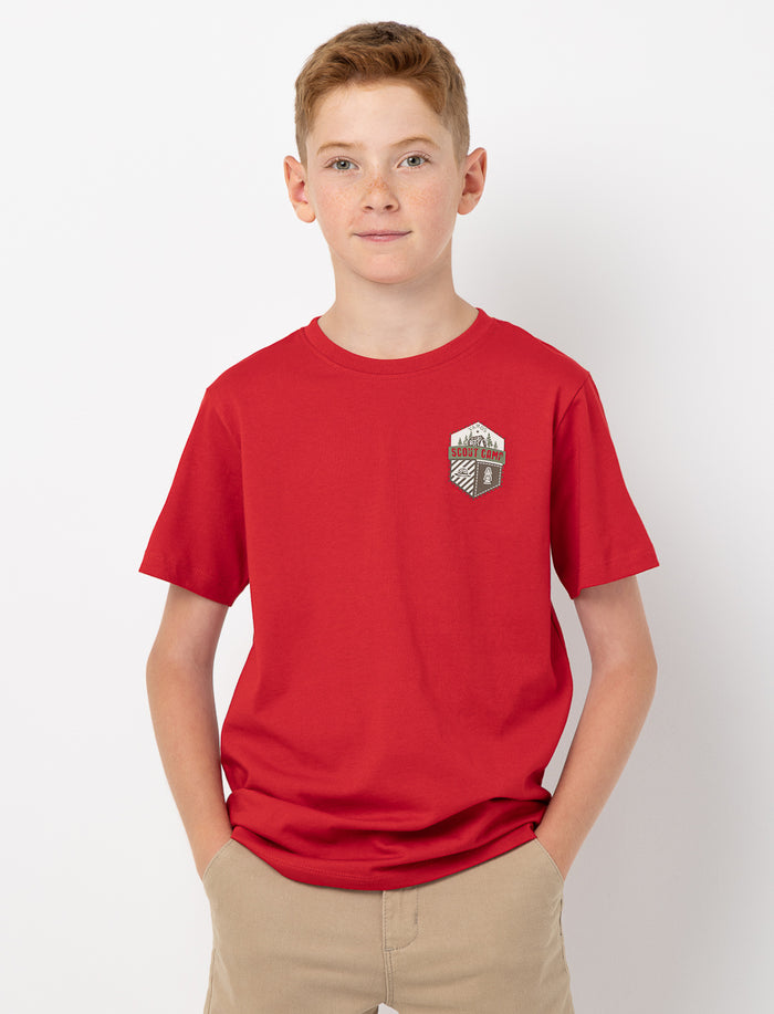 T-shirt imprimé à col rond