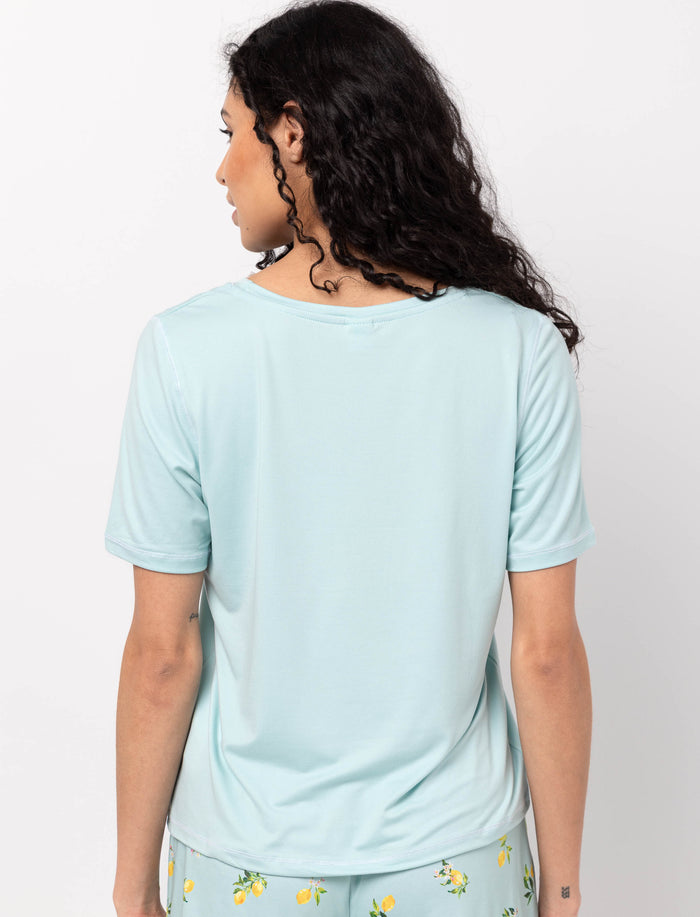 T-shirt imprimé à col rond