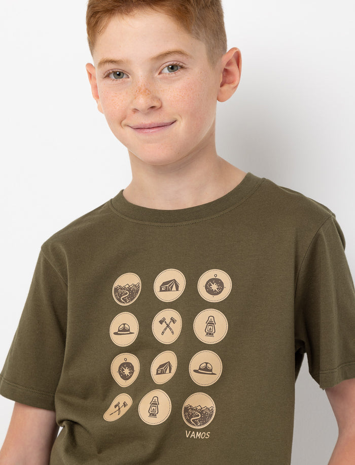 T-shirt imprimé à col rond