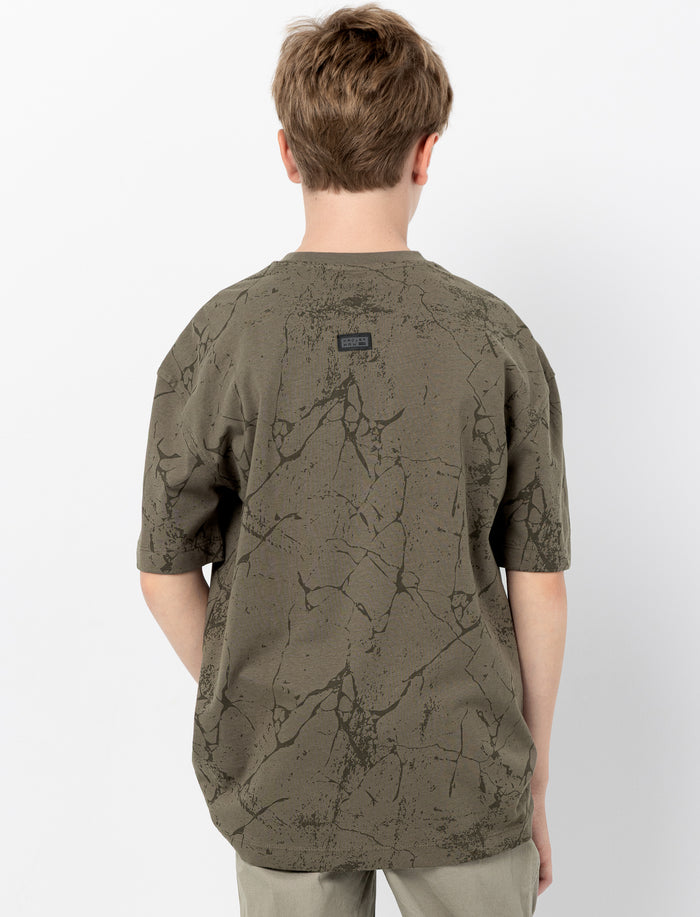 T-shirt imprimé à manches courtes pour garçon