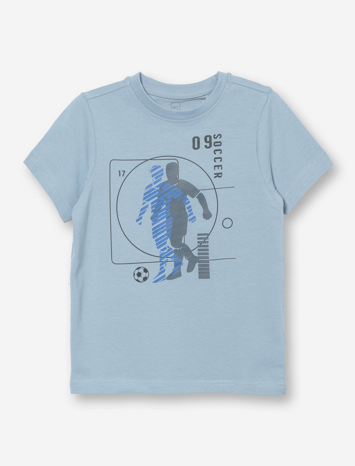 T-shirt imprimé à manches courtes pour petit garçon