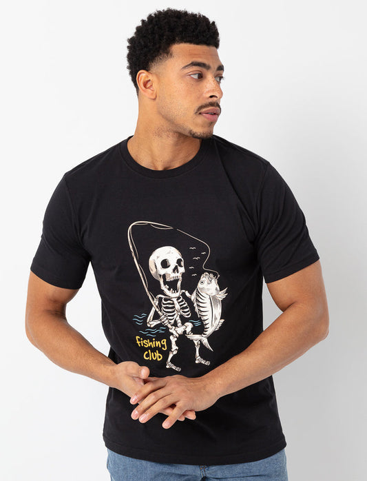 T-shirt imprimé à manches courtes