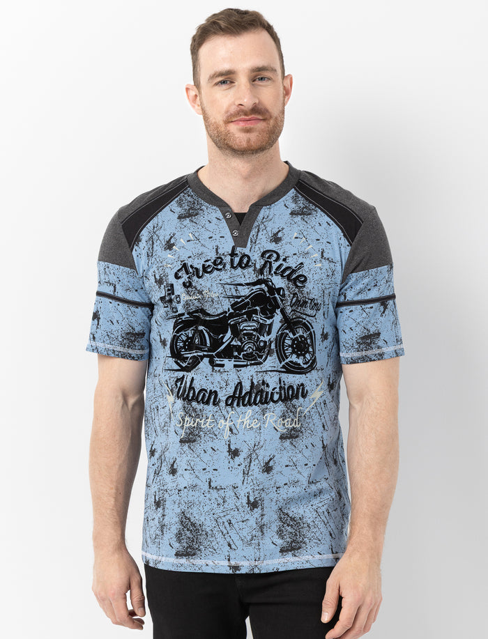 T-shirt imprimé à manches courtes