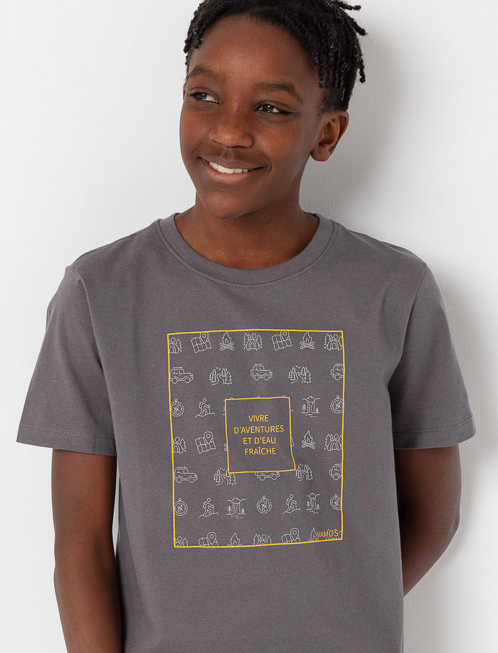 T-shirt imprimé à manches courtes