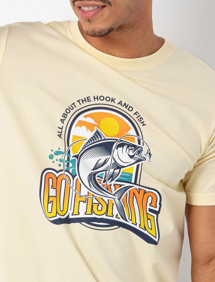 T-shirt imprimé à manches courtes