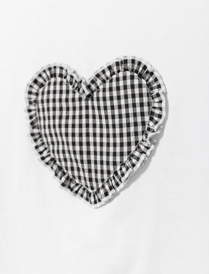 T-shirt imprimé à manches évasées - petite fille