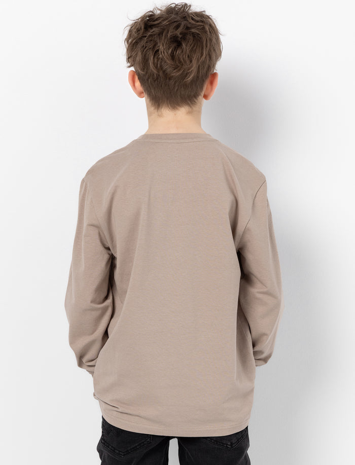 T-shirt imprimé à manches longues pour ado garçon