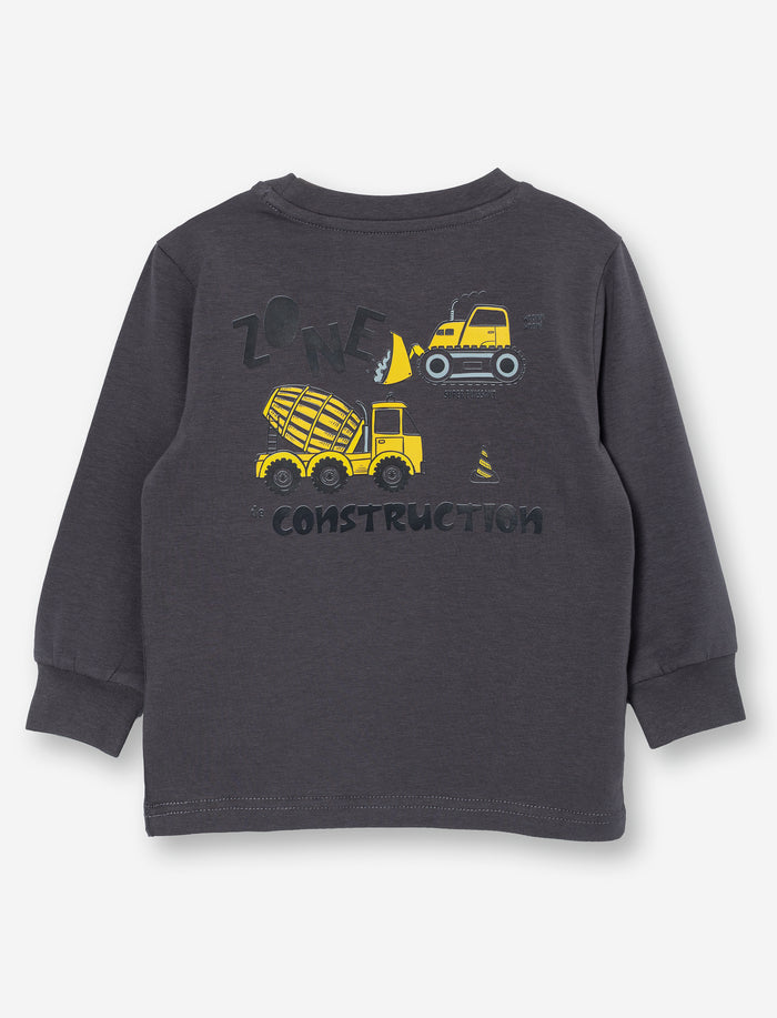 T-shirt imprimé à manches longues pour bébé garçon