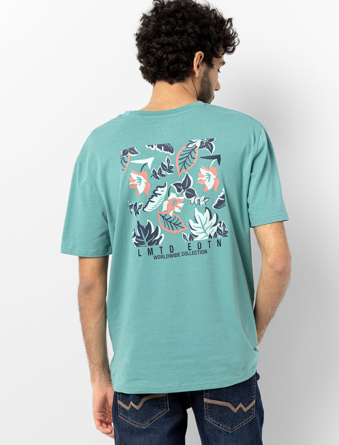 T-shirt imprimé au dos