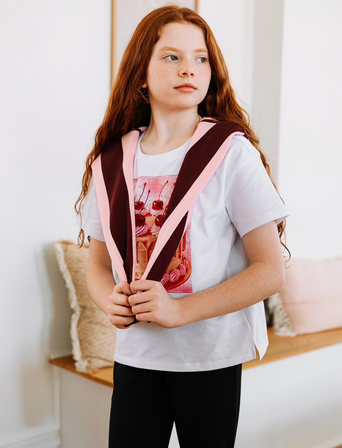 T-shirt imprimé cerises