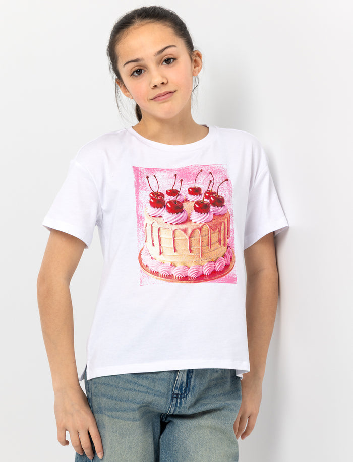 T-shirt imprimé cerises