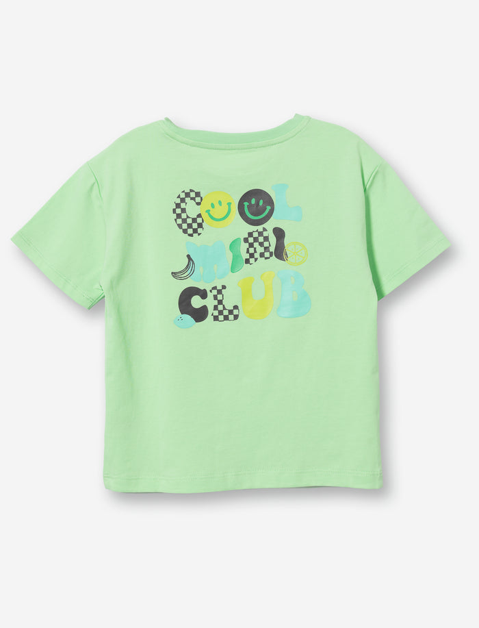 T-shirt imprimé "Cool Mini Club"