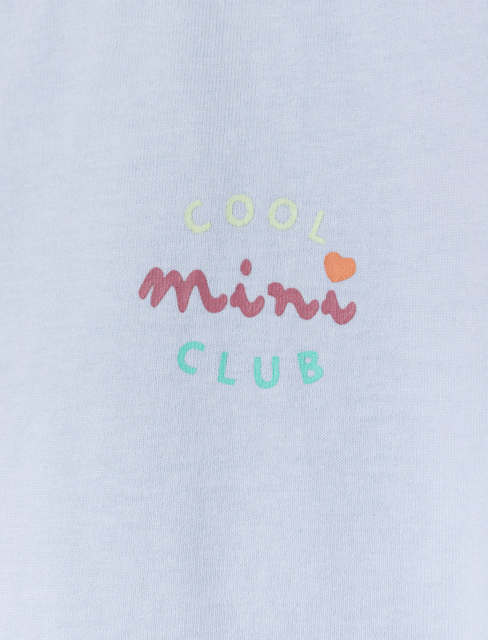 T-shirt imprimé "Cool Mini Club"