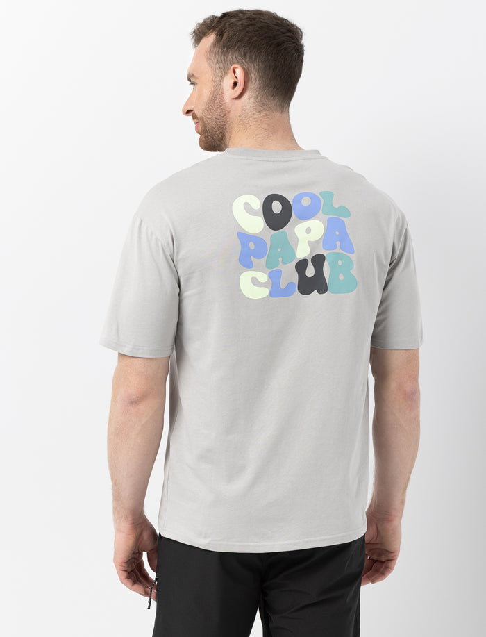 T-shirt imprimé "Cool Papa Club"