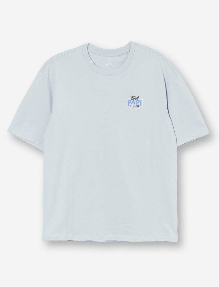 T-shirt imprimé "Cool Papi Club"