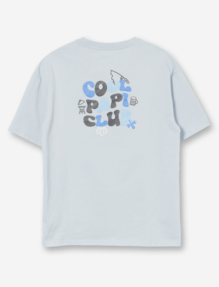 T-shirt imprimé "Cool Papi Club"