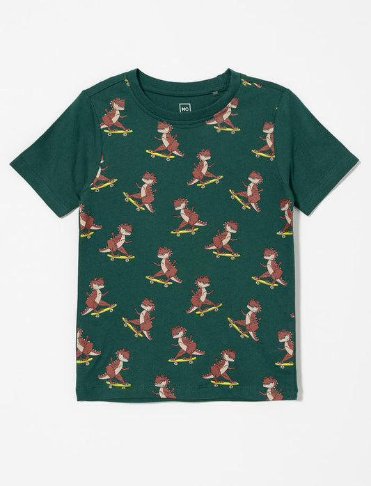 T-shirt imprimé en coton bio - petit garçon