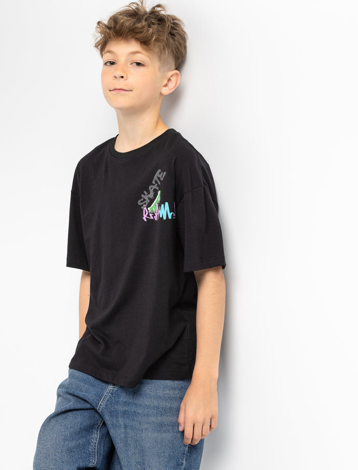 T-shirt imprimé en coton bio pour ado garçon