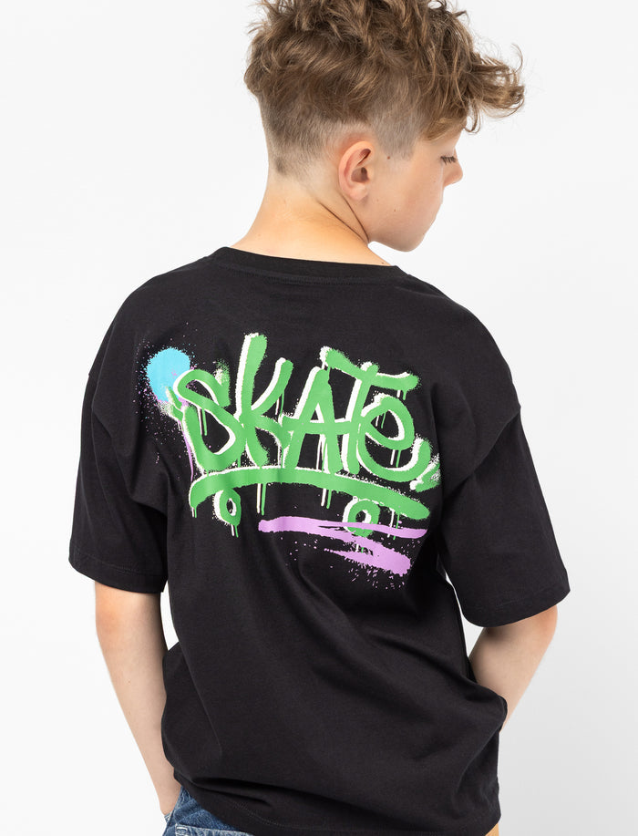 T-shirt imprimé en coton bio pour ado garçon