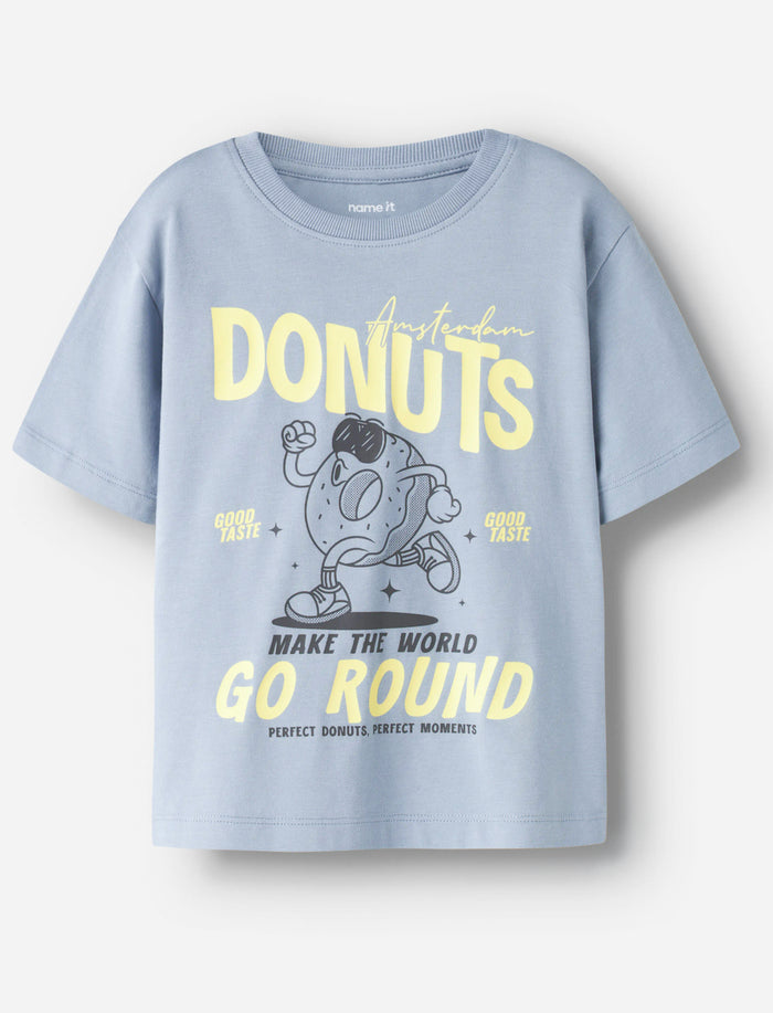 T-shirt imprimé en coton bio pour petit garçon