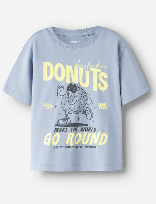 T-shirt imprimé en coton bio pour petit garçon