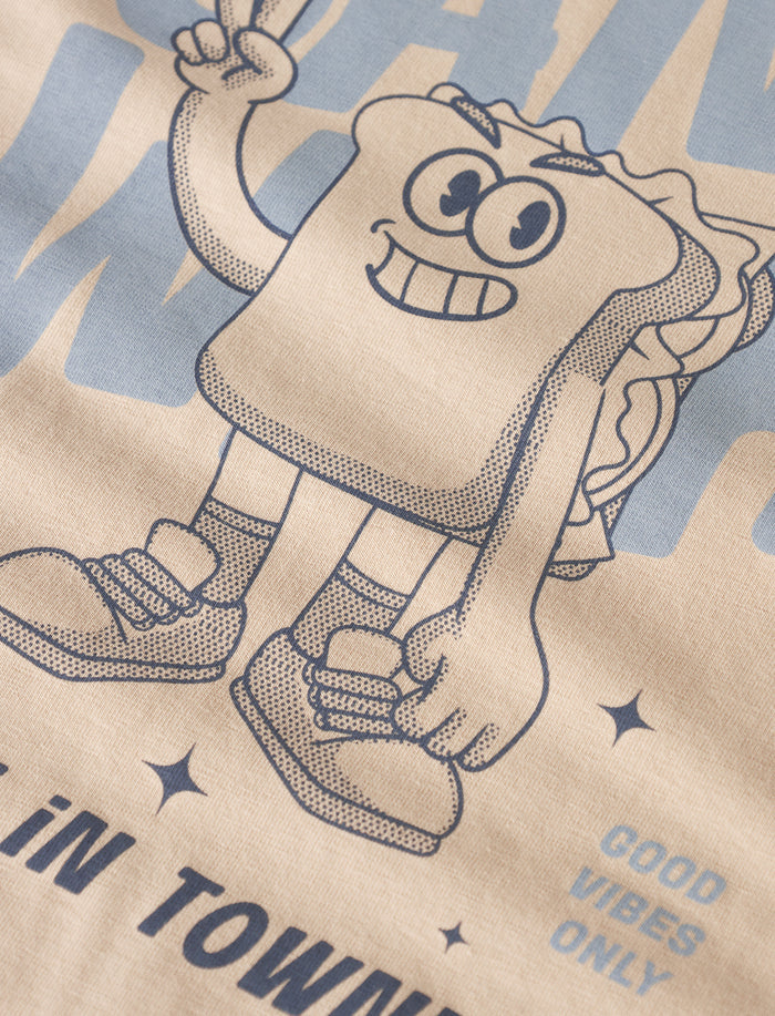 T-shirt imprimé en coton bio pour petit garçon