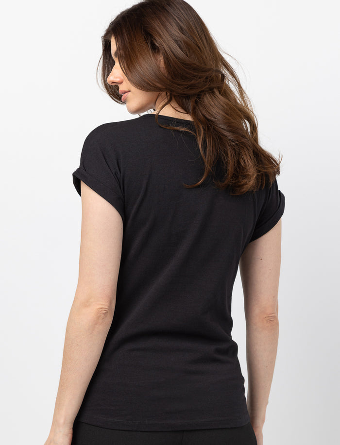 T-shirt manches dolman imprimé