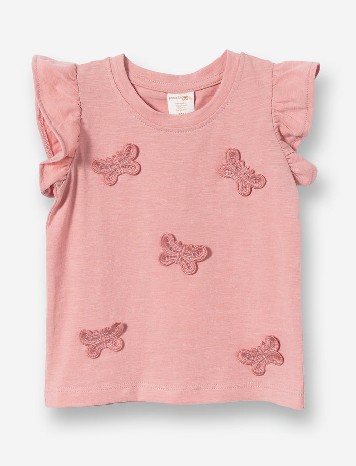 T-shirt pour bébé - imprimé fleurs