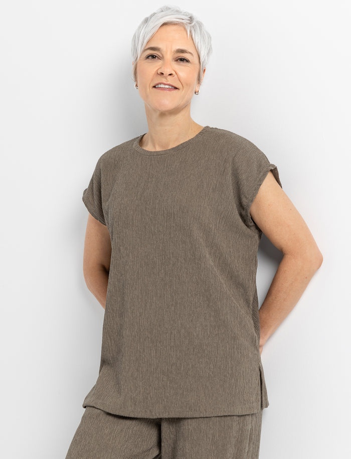 T-shirt texturé