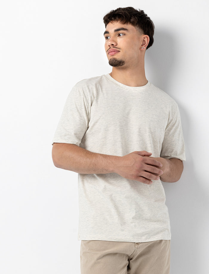 T-shirt uni à  col rond pour homme