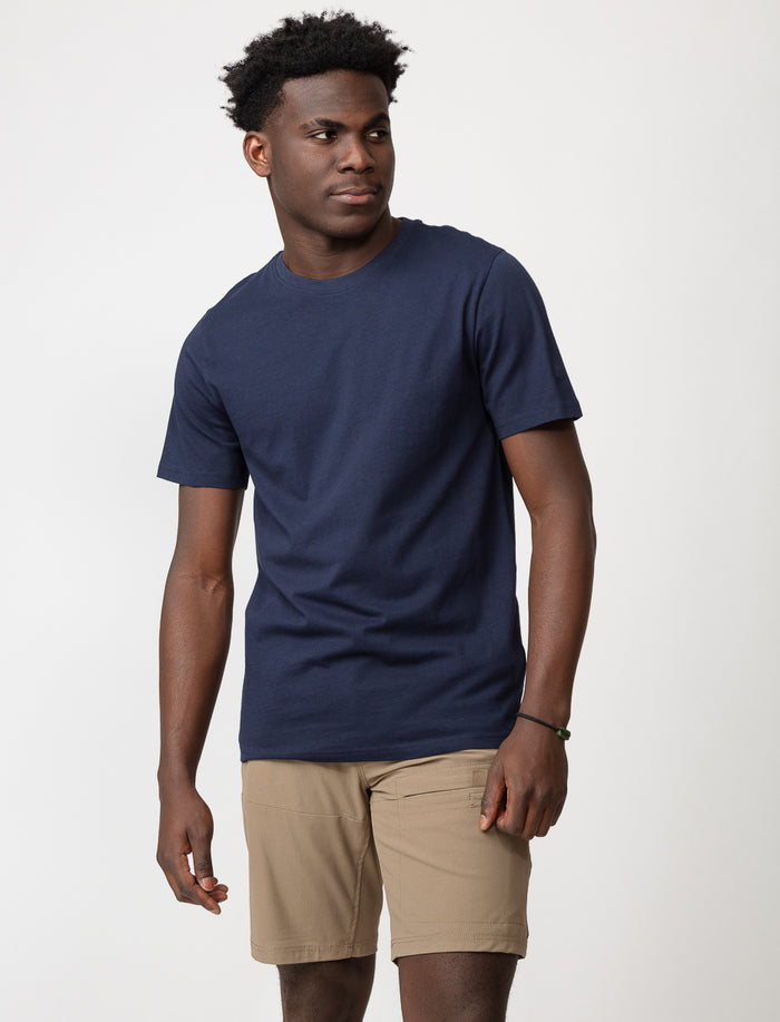 T-shirt uni à col rond