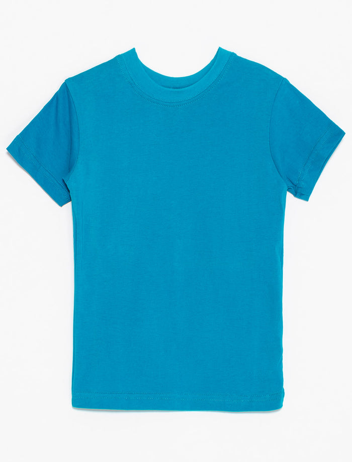 T-shirt uni à col rond